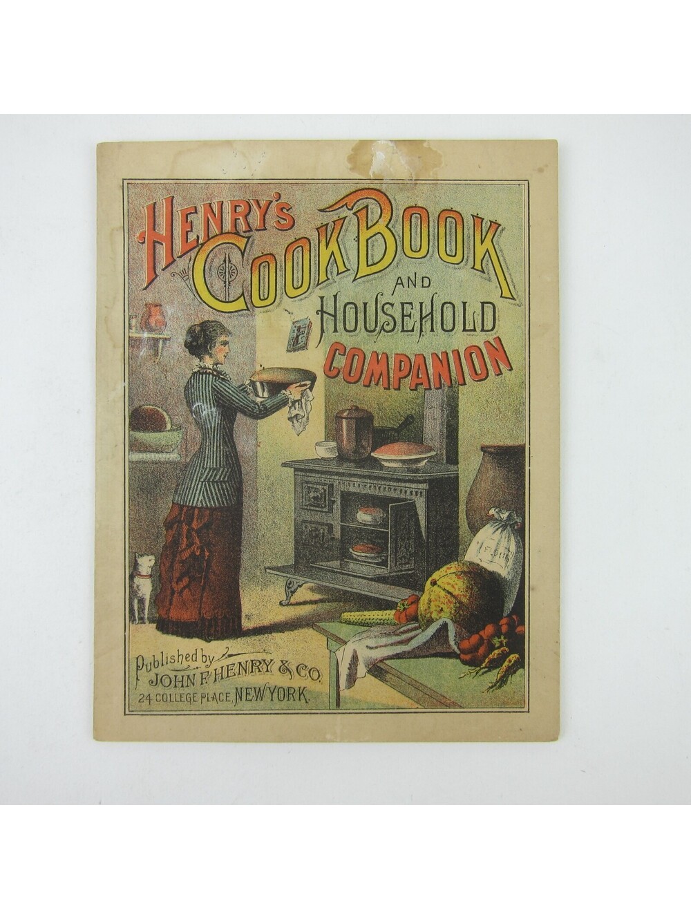 Henrys Cook Book & Household Companion John F. Henry & Co New York Antique 1883